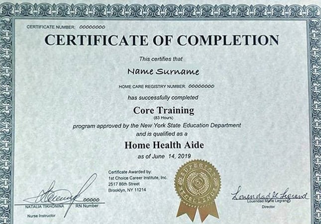 Get A HHA Certification In NY HHA Training New York